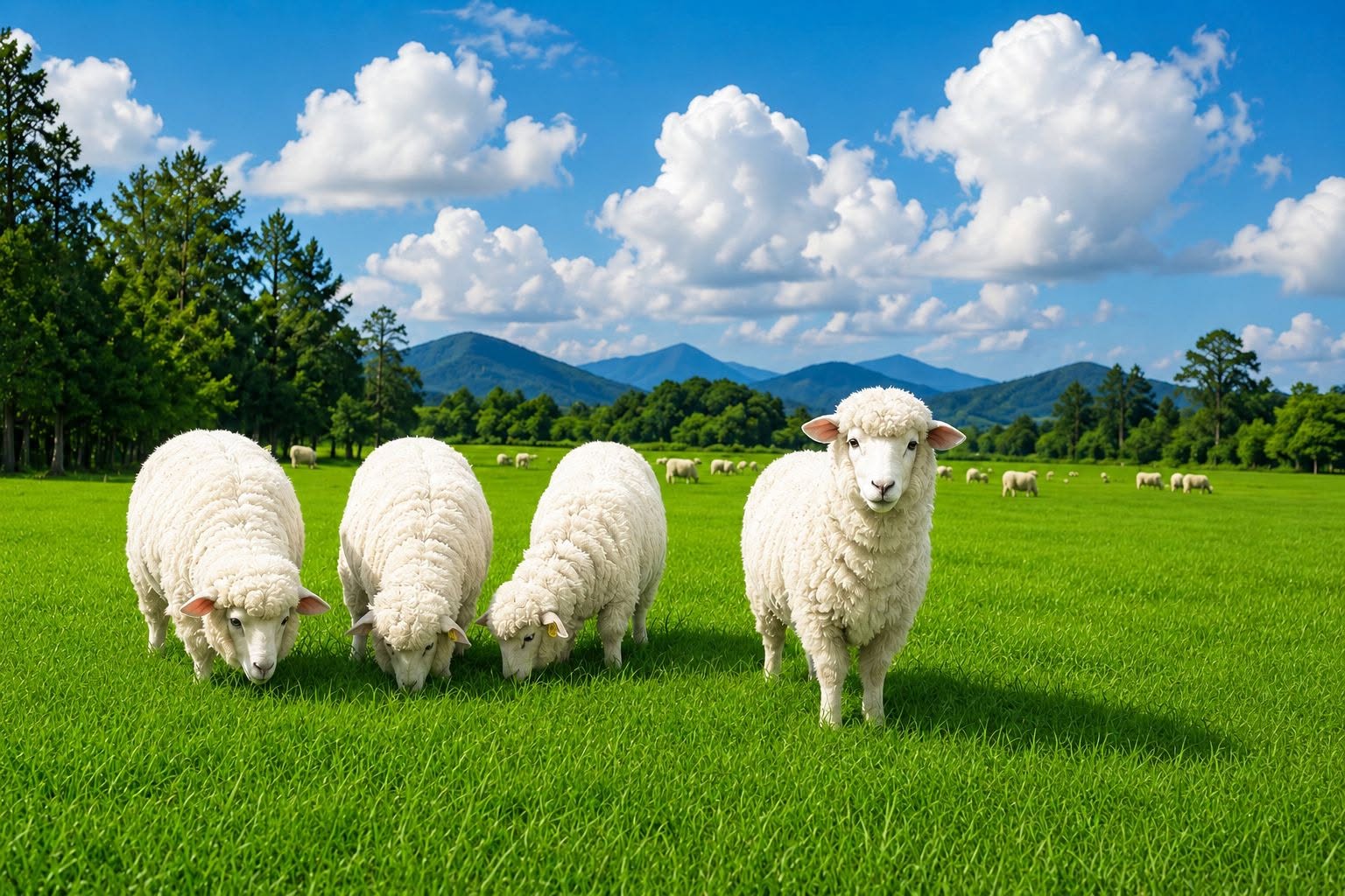 Star Doi Farm Khaoyai Scenery and Sheep